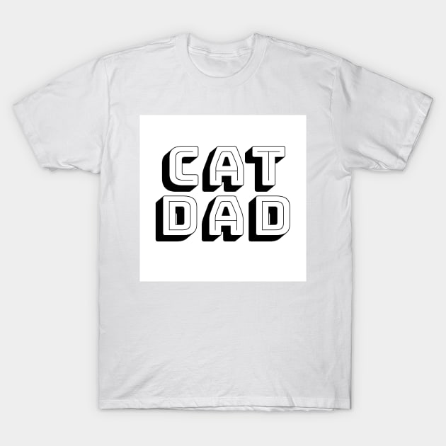 Cat dad T-Shirt by Noamdelf06